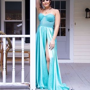 Blue Maxi Dress